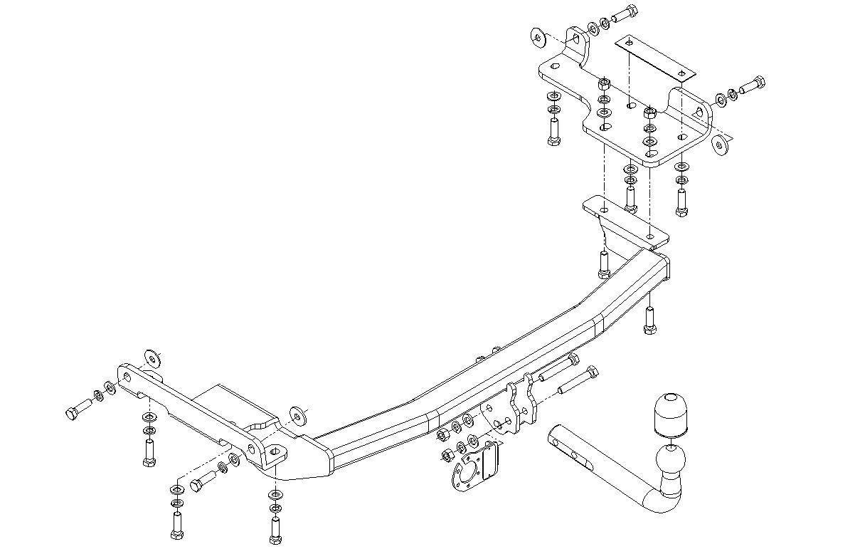 Hak holowniczy Autohak V62