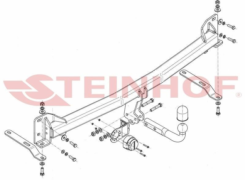 Hak holowniczy Steinhof Ford Explorer V 2011-2015