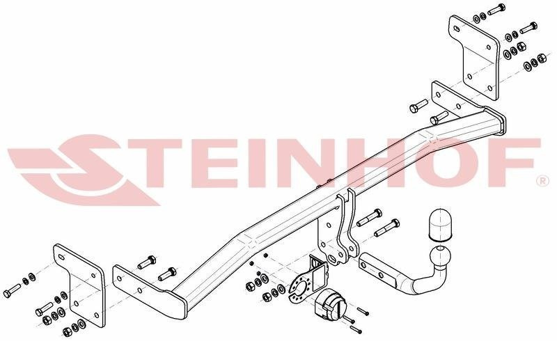 Hak holowniczy Steinhof Hyundai Elantra VI 2016-2020