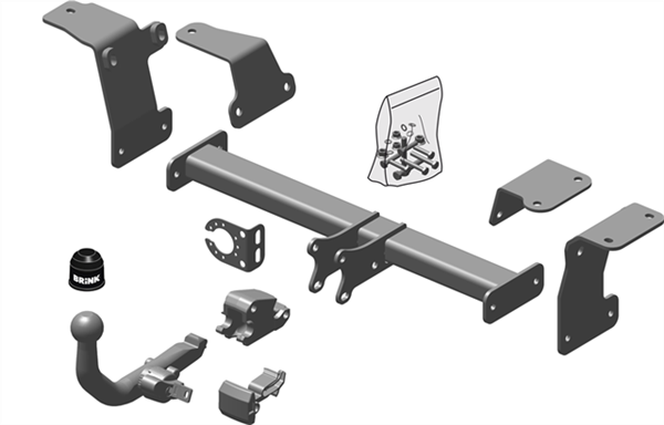 Hak holowniczy Brink 627300