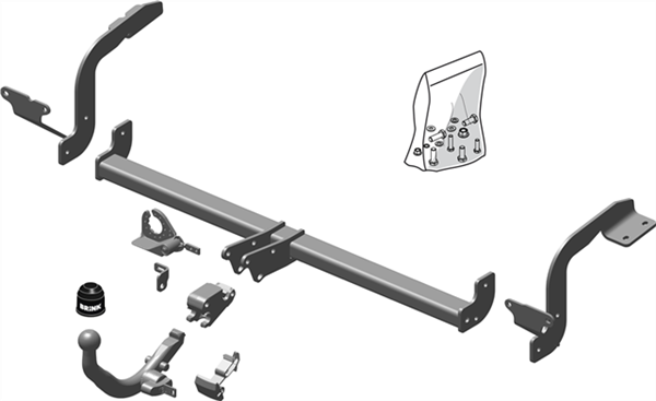 Hak holowniczy Brink Citroen DS5 2011-2015