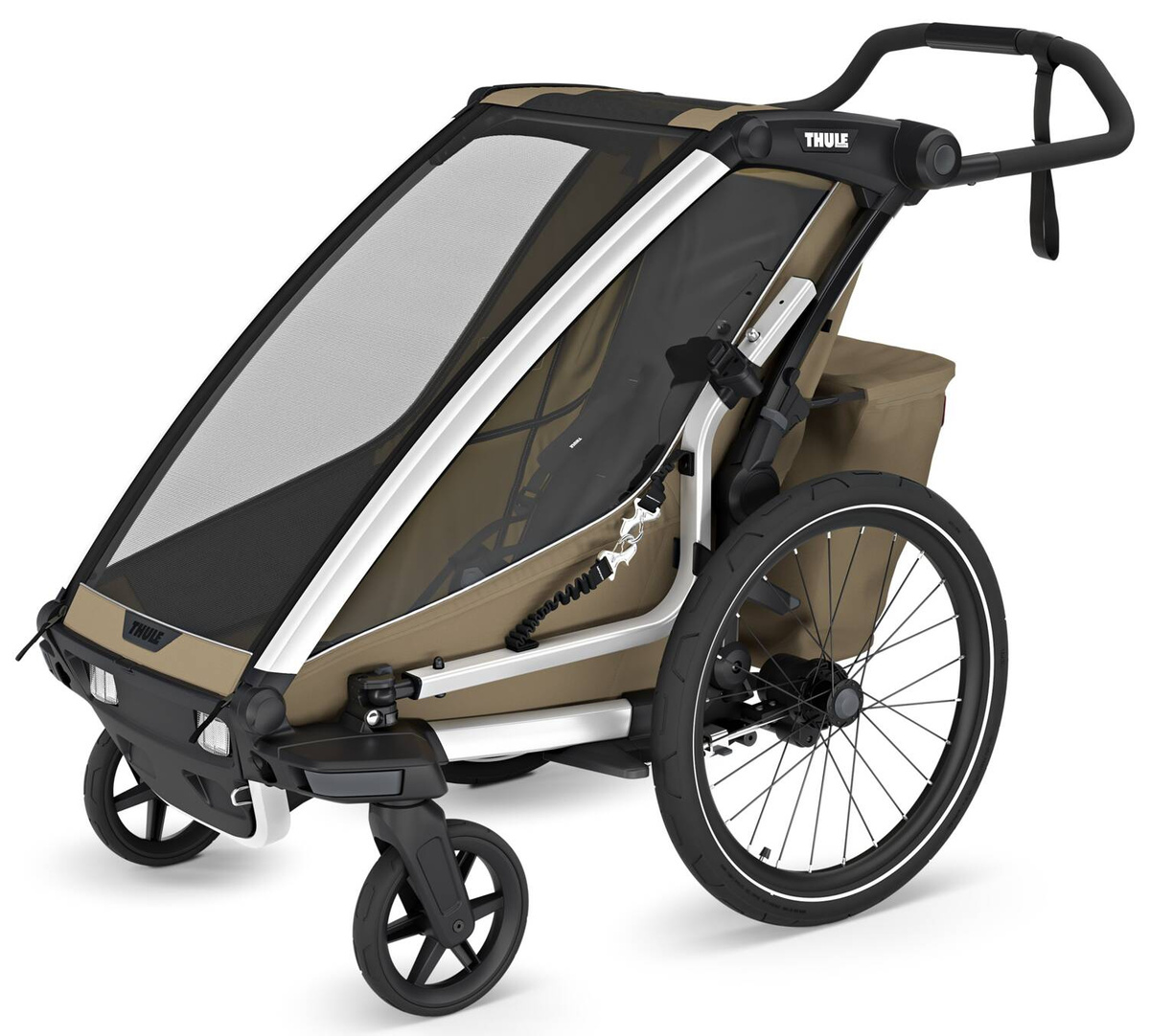 Przyczepka rowerowa | Thule Chariot Cross 2 Single Faded Khaki 10201036