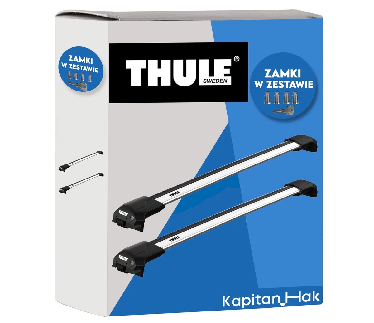 Bagażnik dachowy | Belki | Thule Skoda Kamiq 2020- + Smycz KapitanHak