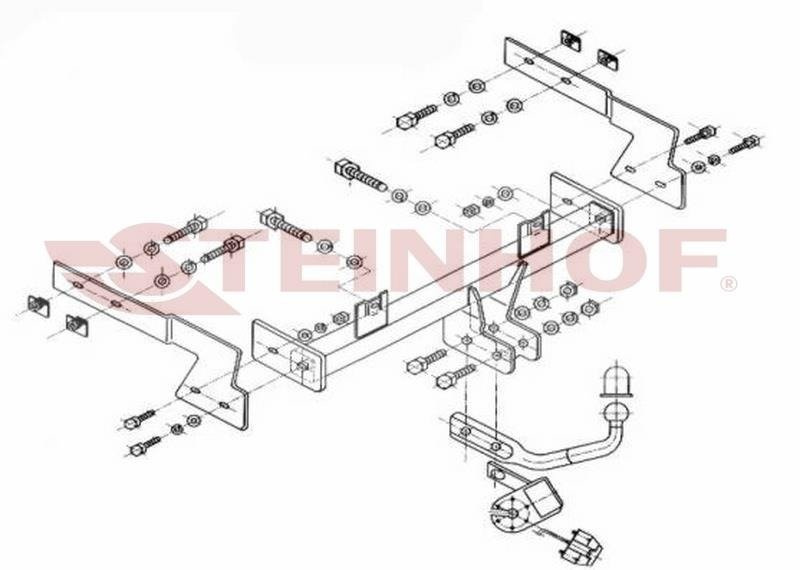 Hak holowniczy Steinhof P-036