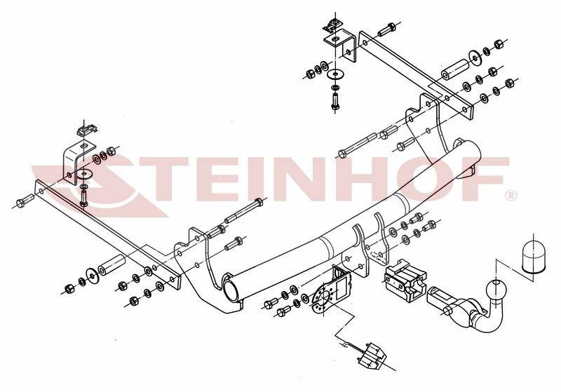 Hak holowniczy Steinhof FIAT Scudo II 2007-2016