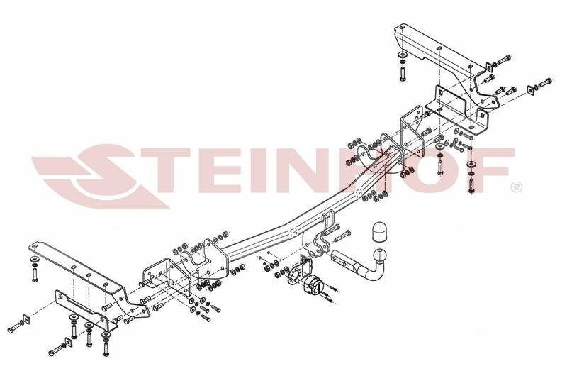 Hak holowniczy Steinhof Toyota RAV4 IV 2013-2018