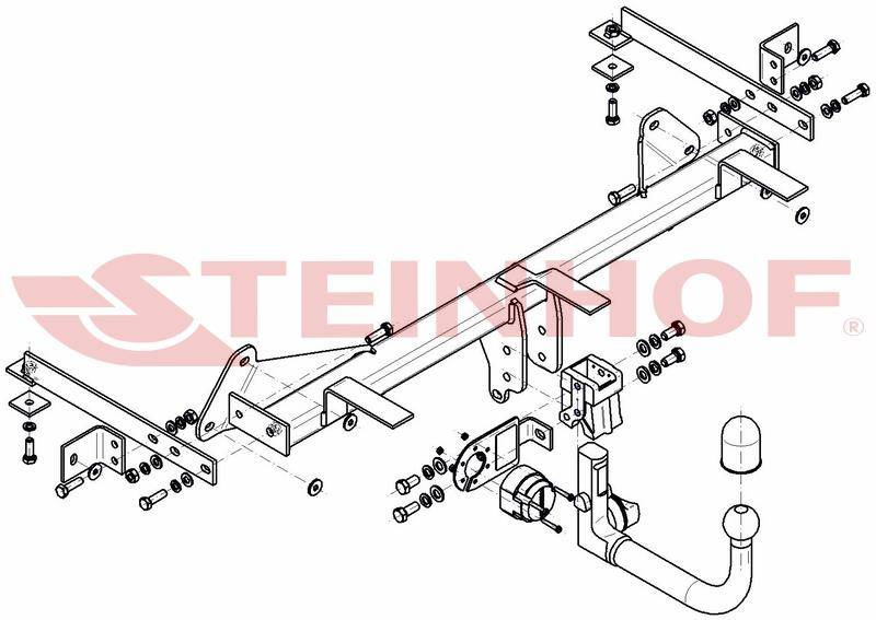 Hak holowniczy Steinhof FIAT 500L Trekking 2012-2017