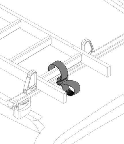 Nordrive U-5, Ladder stopper belt N11065 | Pasy do mocowania drabiny