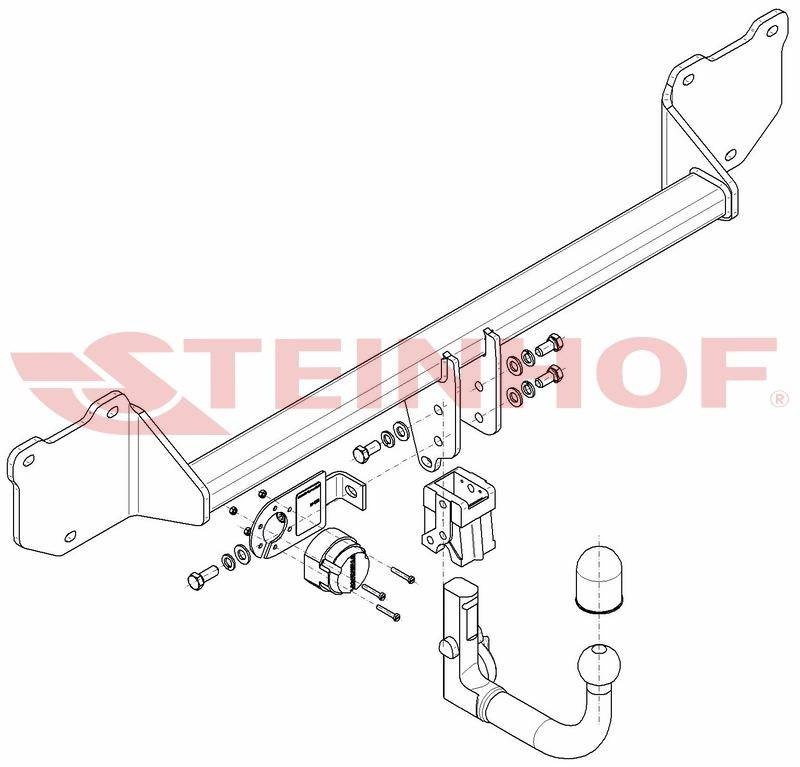 Hak holowniczy Mini Cooper Countryman 2010-2014