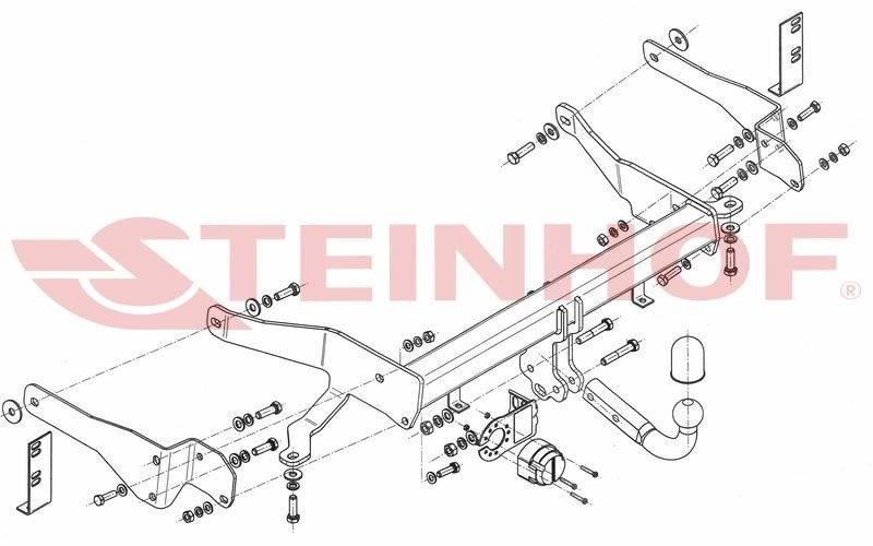 Hak holowniczy Steinhof Chevrolet Captiva 06.2013-2015
