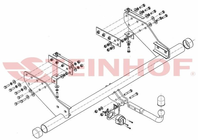 Hak holowniczy Steinhof Mitsubishi L200 09.2009-2015