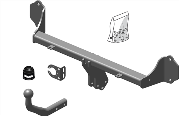 Hak holowniczy Brink BMW Seria 3 Touring (F31) 2012-2019