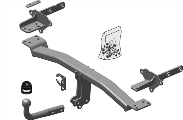 Hak holowniczy Brink 643600