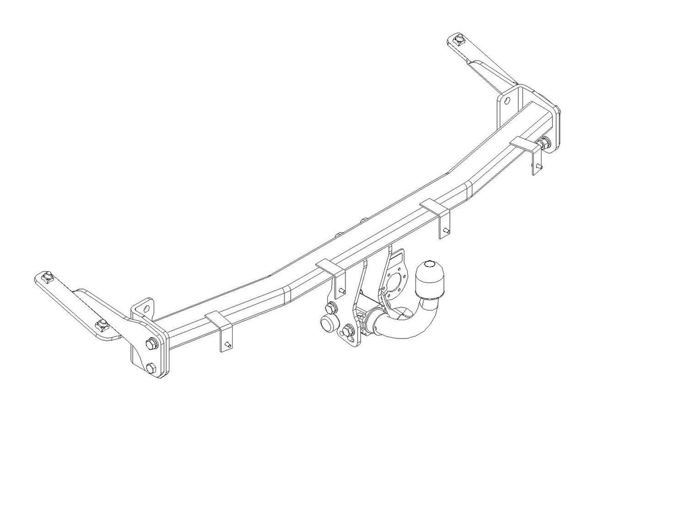 Hak holowniczy Autohak Volkswagen Caddy 2004-2015