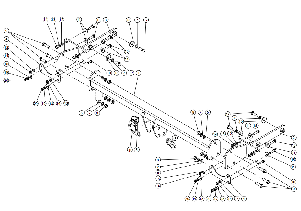 Hak holowniczy GDW 2092T60