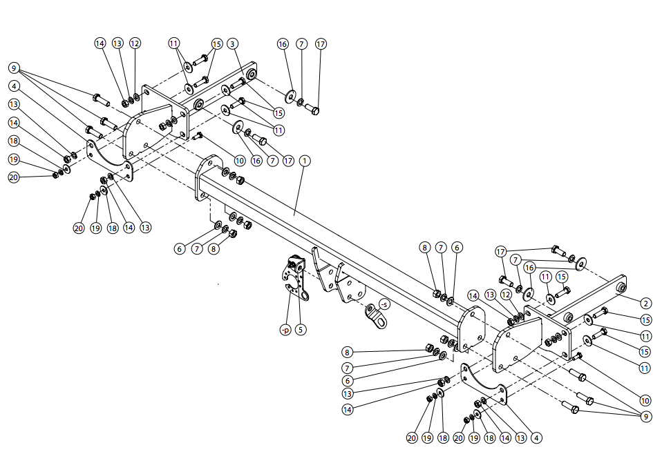 Hak holowniczy GDW 2407T60