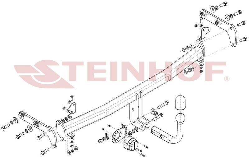 Hak holowniczy Steinhof Hyundai i20 5D 2020-