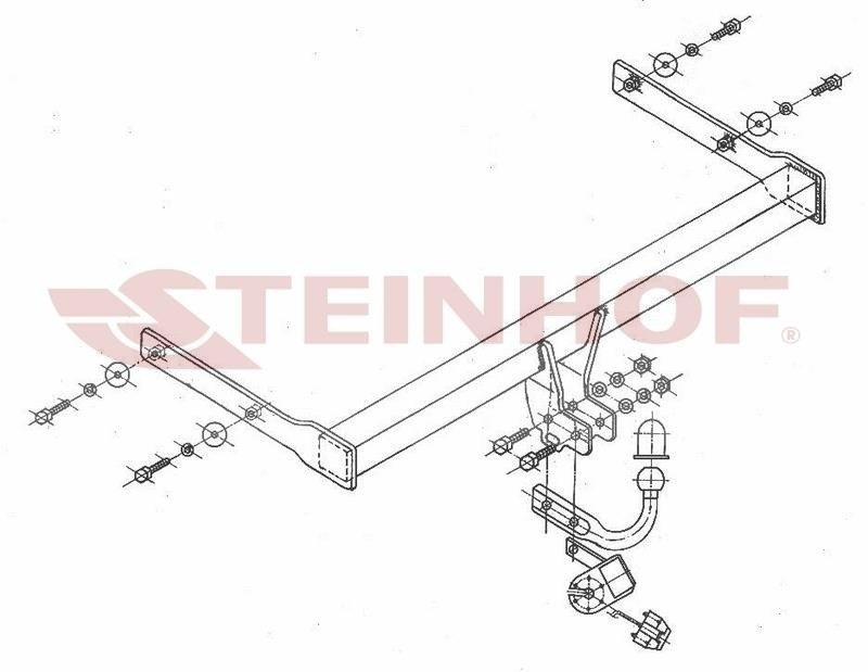 Hak holowniczy Steinhof Volkswagen Golf V Plus 2005-2009
