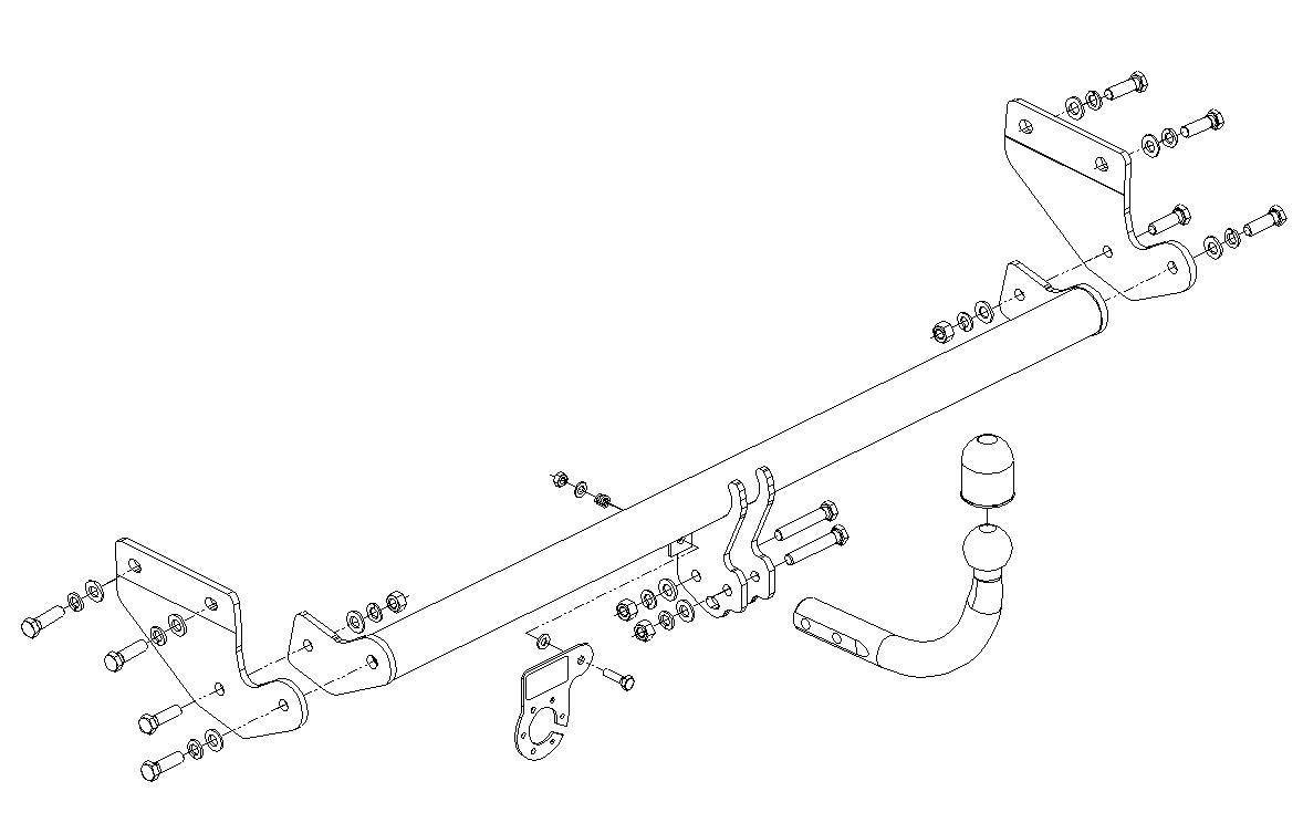 Hak holowniczy Autohak T48