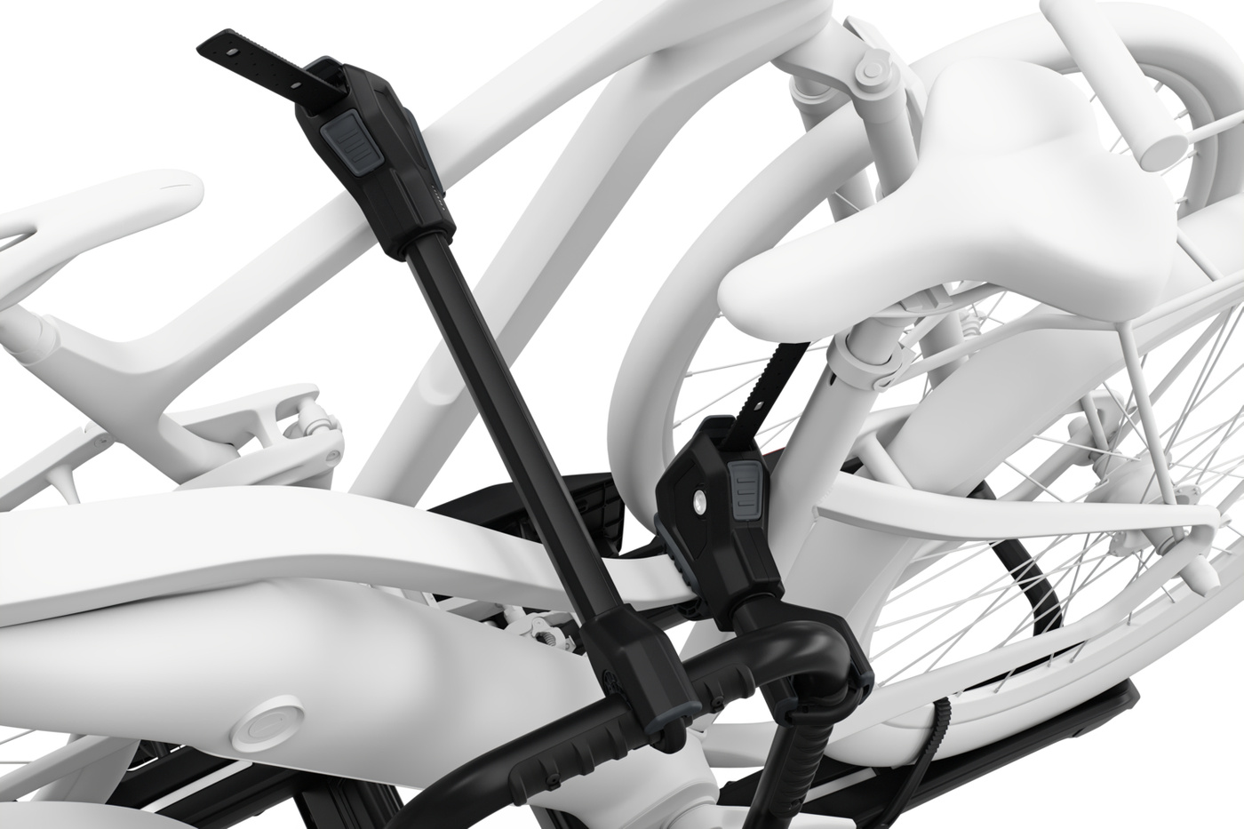 Bagażnik rowerowy z boxem 300l na hak Thule EasyFold 3 944100 + Onto 2