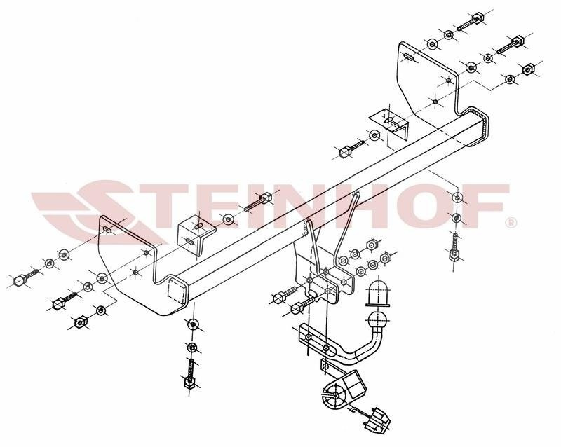 Hak holowniczy Steinhof M-375
