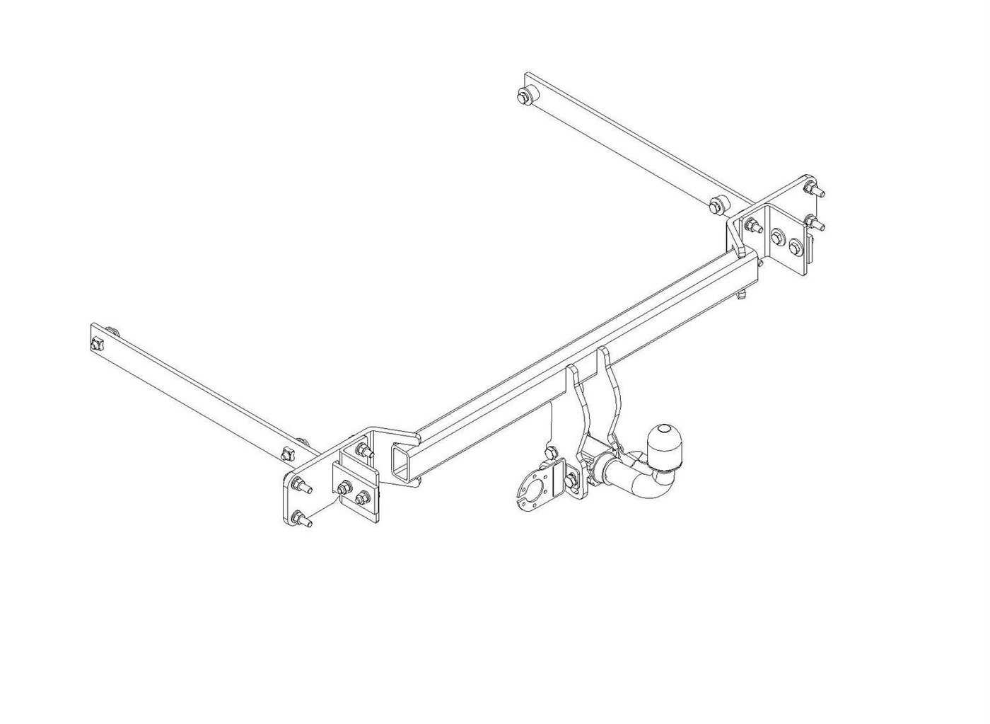 Hak holowniczy Autohak Mercedes C S204 2007-2014