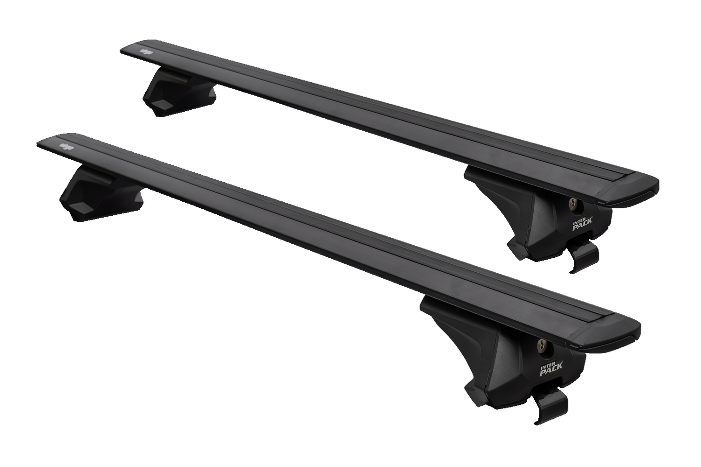 Bagażnik dachowy Inter Pack Virgo IR 110 (G2) BLACK na relingi zintegrowane