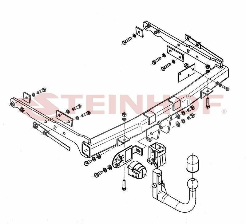 Hak holowniczy Steinhof Ford Galaxy 2006-2015