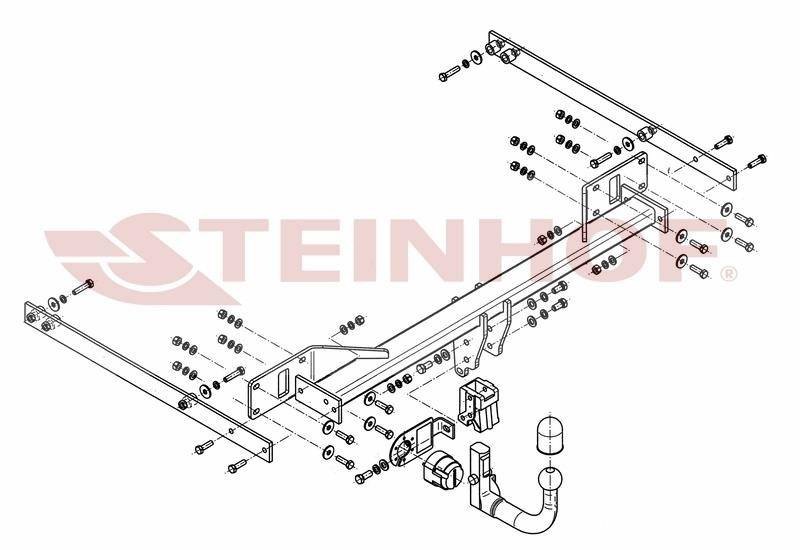 Hak holowniczy Mercedes E Klasa S212 2009-2016