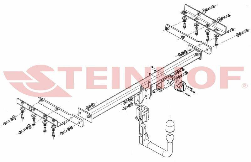 Hak holowniczy Steinhof N-099