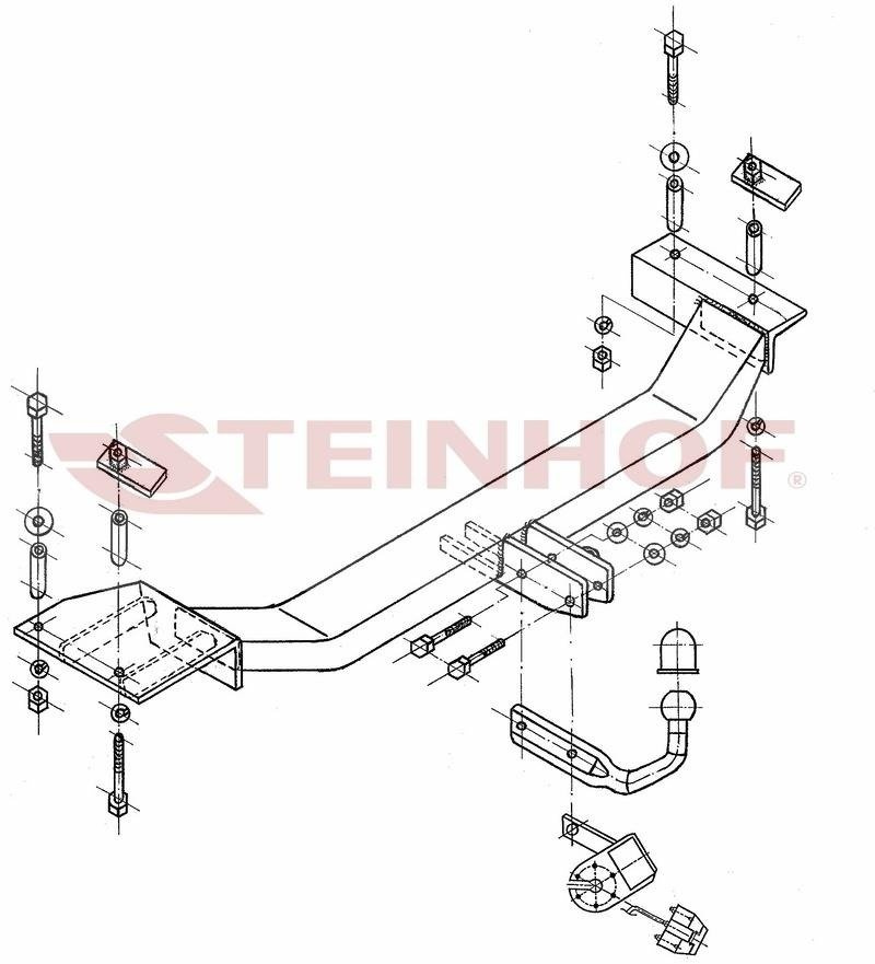 Hak holowniczy Steinhof D-151