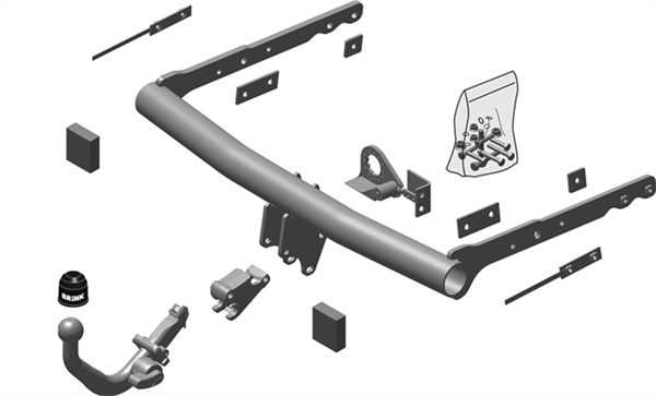 Hak holowniczy Brink 478300