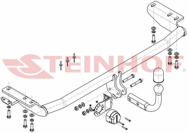 Hak holowniczy Steinhof Volvo S60 I 2000-2009