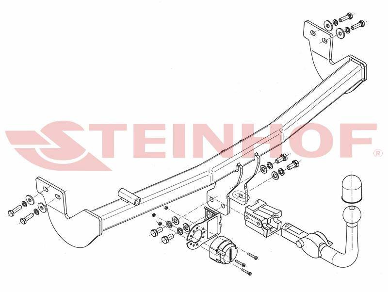 Hak holowniczy Steinhof Citroen C3 2002-2009