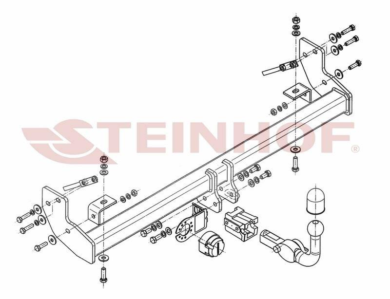 Hak holowniczy Steinhof J-069