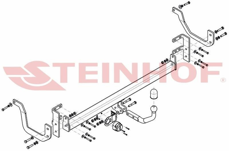 Hak holowniczy Steinhof Peugeot 508 I SW Kombi 2011-2018