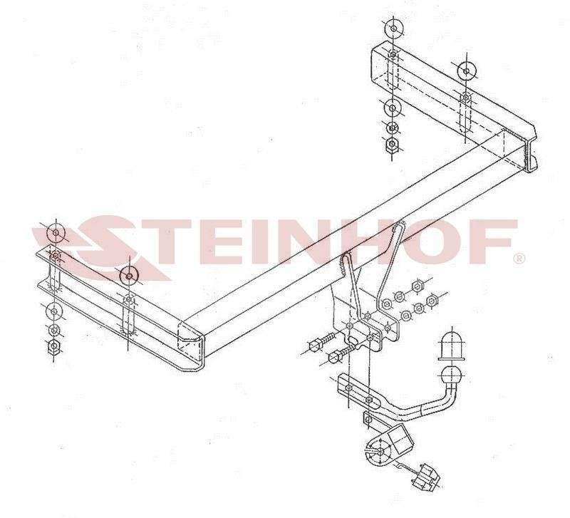 Hak holowniczy Steinhof A-082