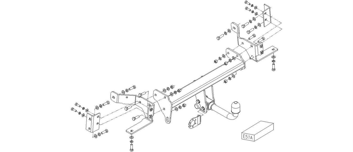 Hak holowniczy Autohak E51A