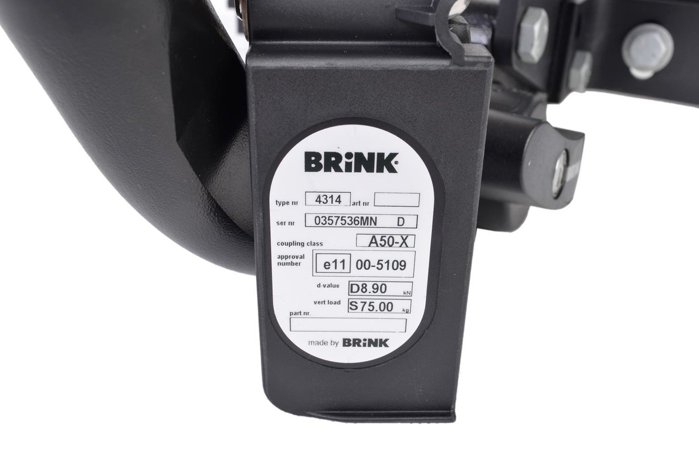 Hak holowniczy Brink 431400