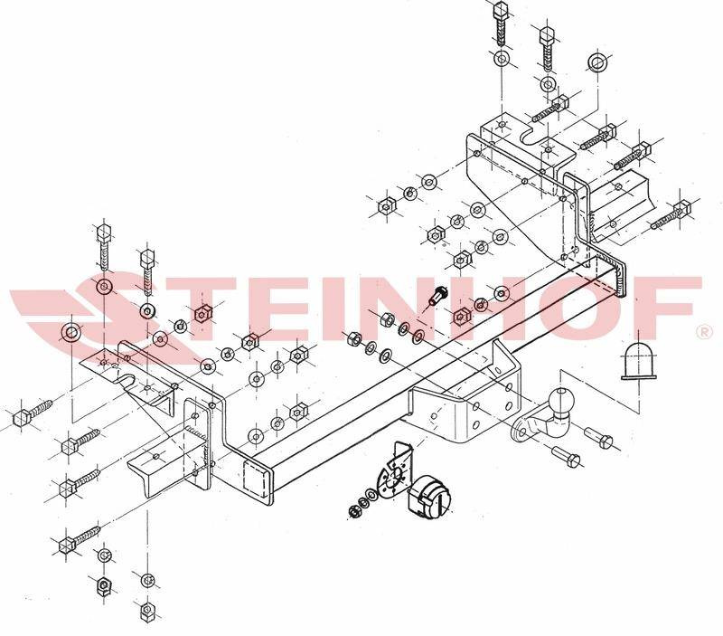 Hak holowniczy Steinhof F-062