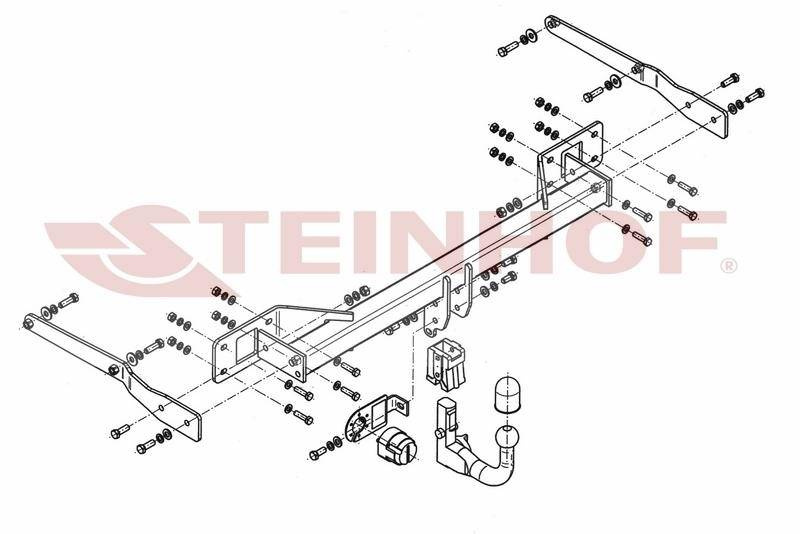 Hak holowniczy Mercedes GLK X204 2008-2015