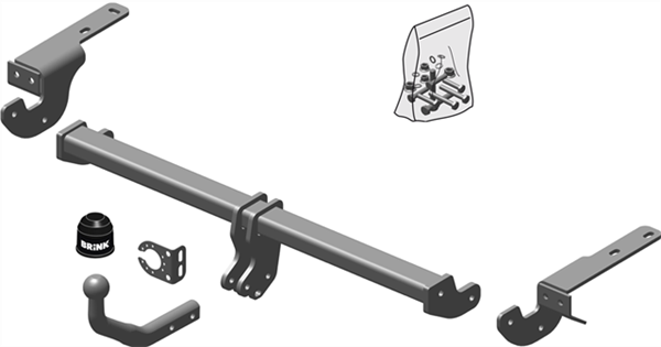 Hak holowniczy Brink 538800