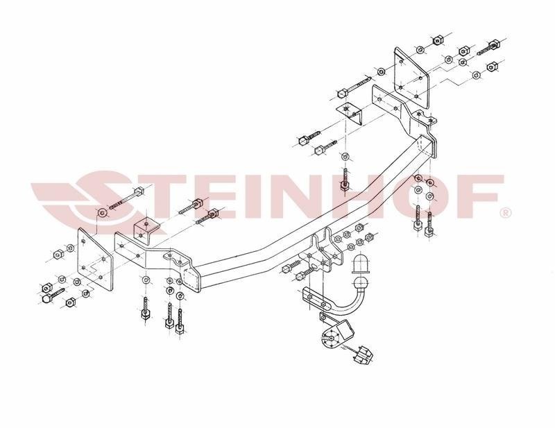 Hak holowniczy Steinhof Hyundai Santa Fe I (SM) 2000-2006