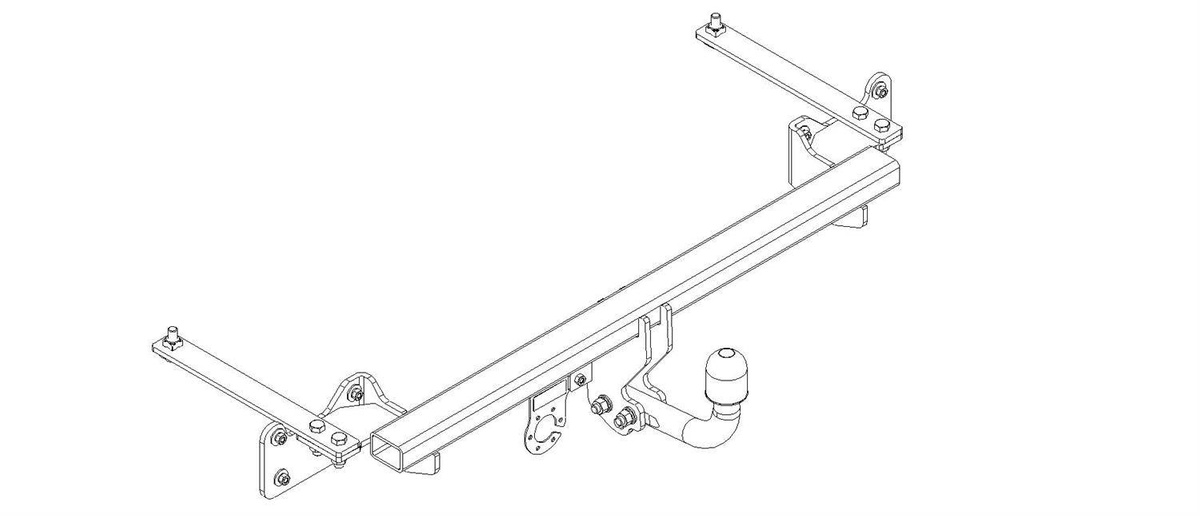 Hak holowniczy Autohak Ford Transit Connect 01.2014-