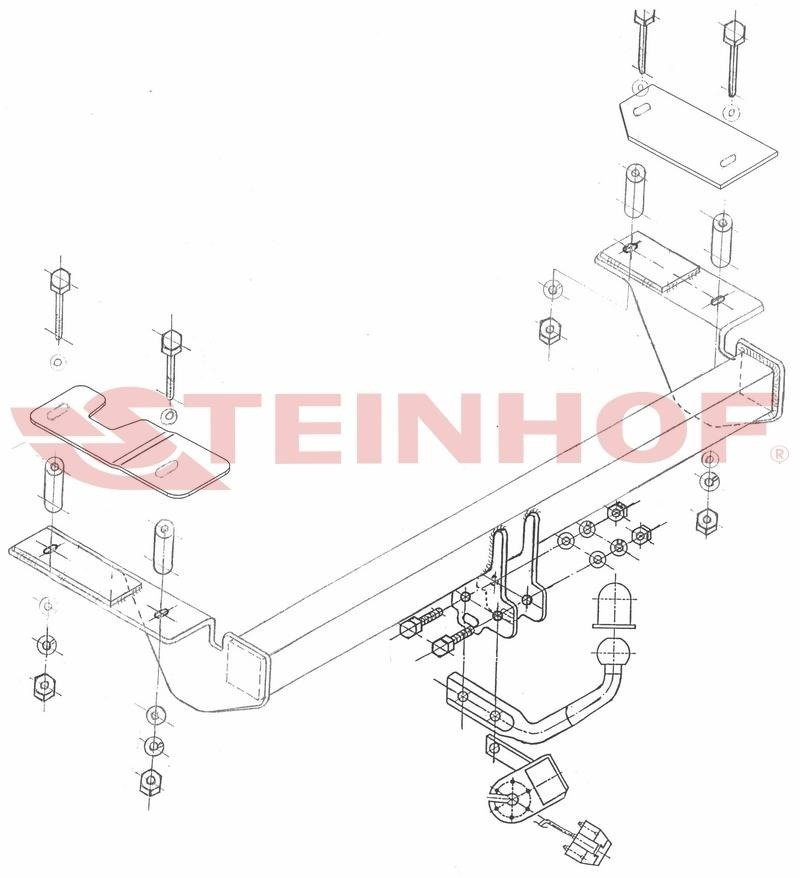 Hak holowniczy Steinhof Opel Astra H Hatchback 2004-2014