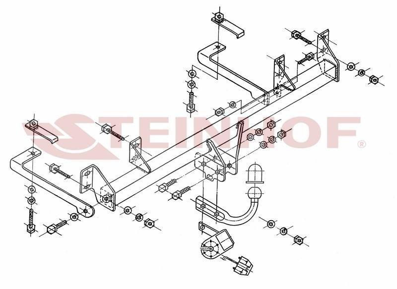Hak holowniczy Steinhof FIAT Panda II 2003-2012