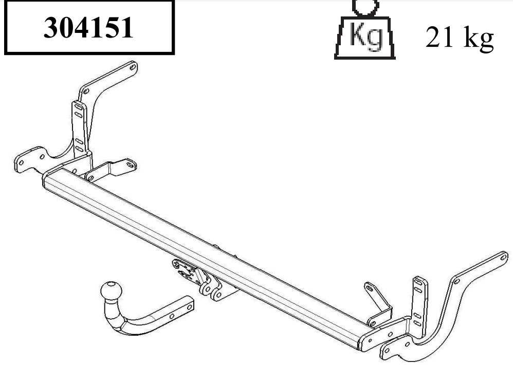 Hak holowniczy Westfalia Citroen C4 Picasso 2013-