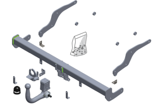 Hak holowniczy Brink Renault Captur II 01.2020-