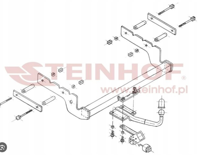 Hak holowniczy Steinhof F-261