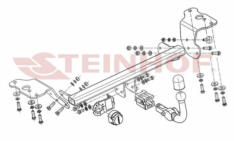 Hak holowniczy Steinhof T-093
